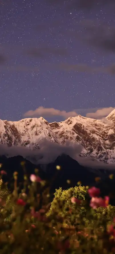 4k云雾壁纸 - 夜空 - 山野 - 手机「哲风壁纸」