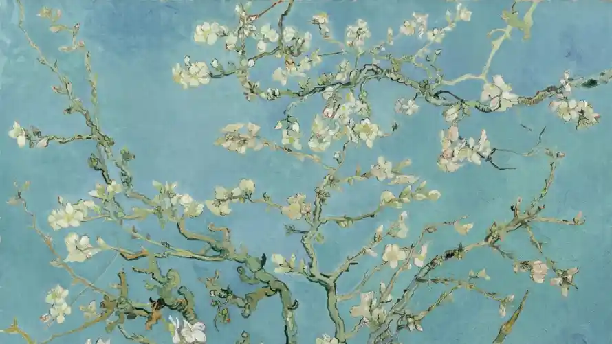 2k古风壁纸-印象派与杏花-世界名画壁纸分享「哲风壁纸」