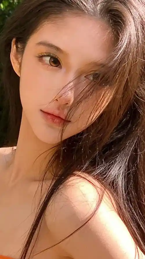 4k侧脸壁纸 - 吊带 - 少女 - 户外「哲风壁纸」