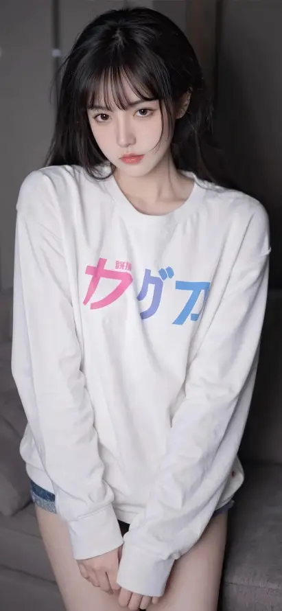 4k室内壁纸 - 暗调 - 甜美 - 美女「哲风壁纸」
