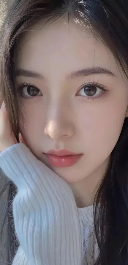 4k淡妆壁纸 - 清纯 - 美女 - 长发「哲风壁纸」