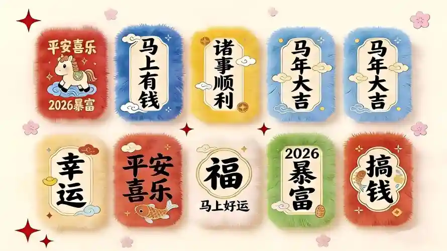 4k卡通壁纸 - 福 - 幸运 - 搞钱「哲风壁纸」