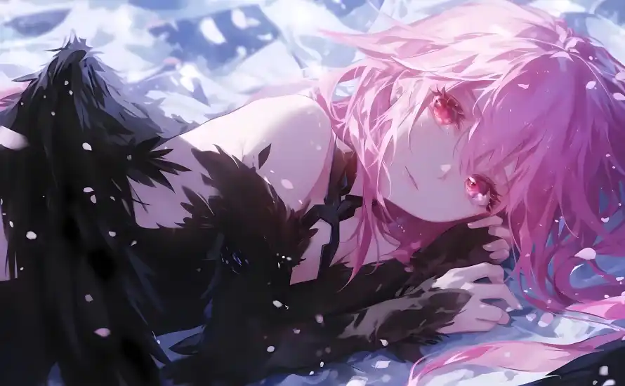 4k下雪壁纸 - 少女 - 楪祈 - 清冷「哲风壁纸」