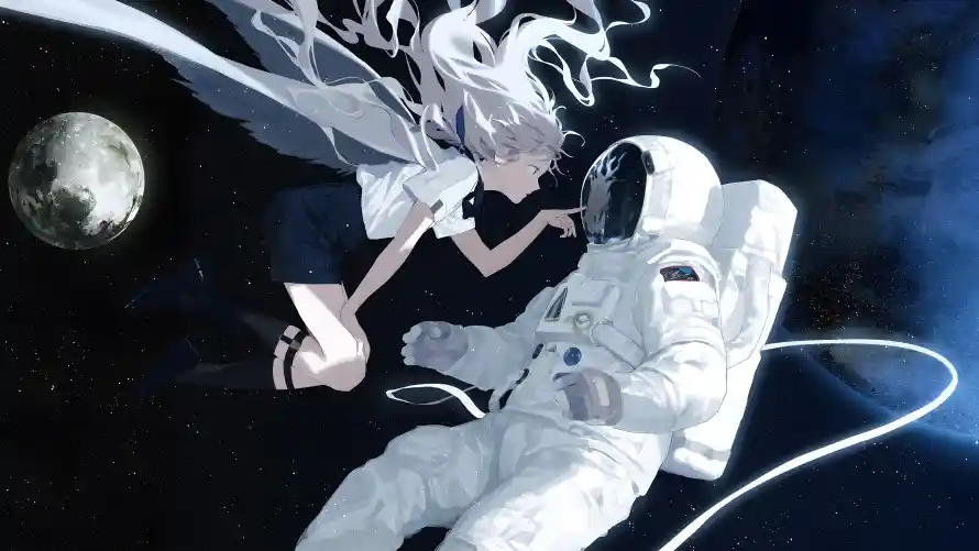 4k太空壁纸 - 失重 - 宇宙 - 星空「哲风壁纸」