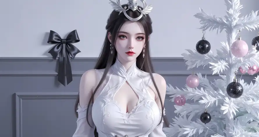 6k发冠壁纸-陆嫁嫁和红唇-古风美女热门的壁纸「哲风壁纸」