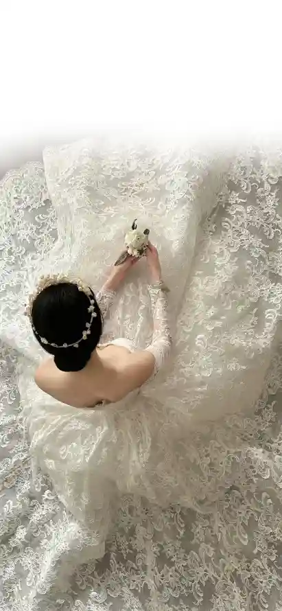 4k俯视壁纸 - 婚礼 - 婚纱 - 捧花「哲风壁纸」