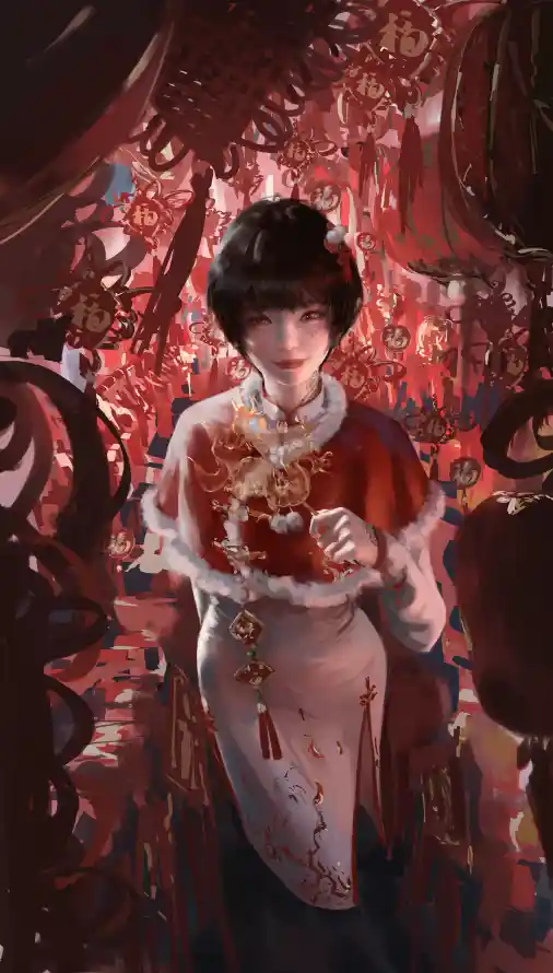 4k中式壁纸 - 秀 - 喜庆 - 国风「哲风壁纸」