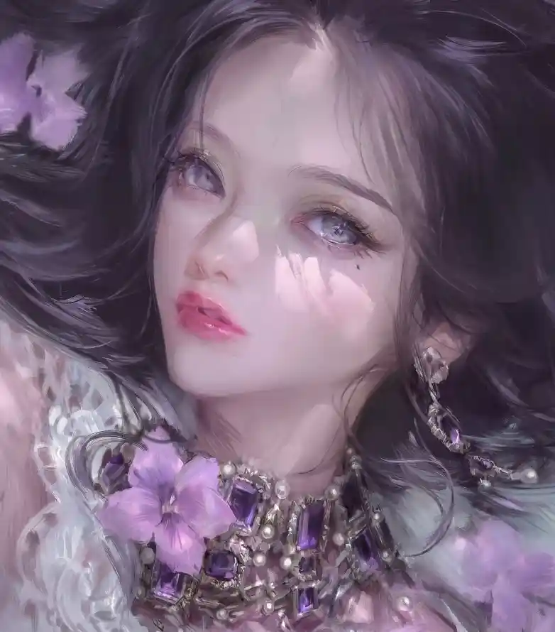 4k厚涂壁纸 - 少女 - 插画 - 梦幻「哲风壁纸」