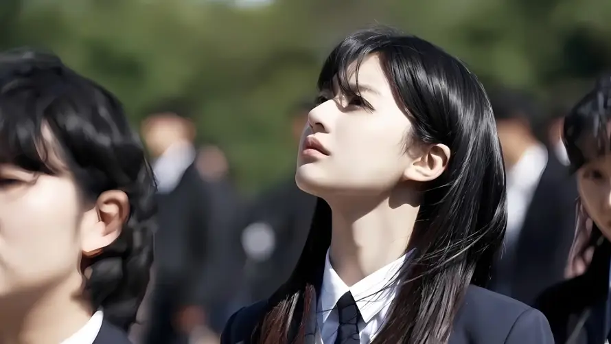 2k制服壁纸-金允贞 - 女生-韩国明星热门的壁纸「哲风壁纸」