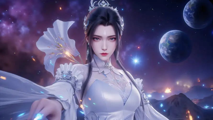 4k3D壁纸 - 仙侠 - 仙气 - 冷艳「哲风壁纸」