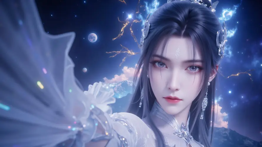 4k3D壁纸 - 仙侠 - 发饰 - 古风「哲风壁纸」