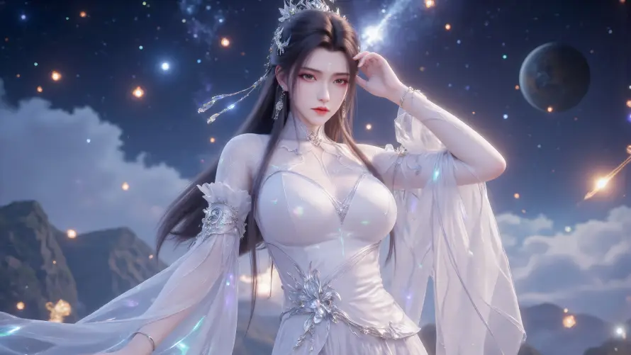 4k仙侠壁纸 - 古风 - 夜景 - 星空「哲风壁纸」