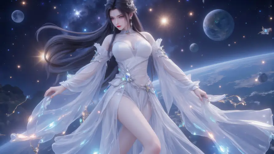 4k仙侠壁纸 - 光点 - 古风 - 星空「哲风壁纸」
