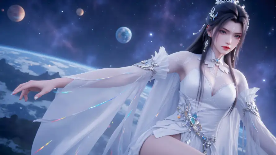 4k仙侠壁纸 - 国风 - 星球 - 星空「哲风壁纸」