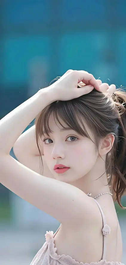 4k人像壁纸 - 户外 - 清新 - 美女「哲风壁纸」