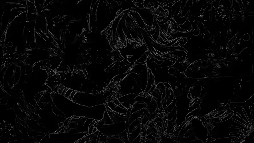 4k原神壁纸-长马尾壁纸和宵宫-同人创作壁纸推荐「哲风壁纸」