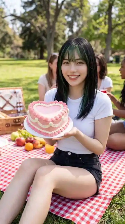 4k休闲壁纸 - 少女 - 户外 - 挑染「哲风壁纸」