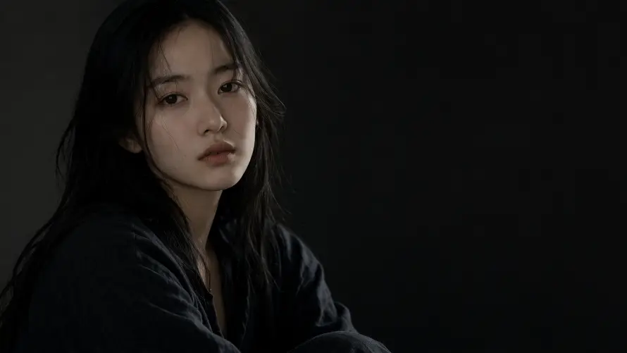 4k女生壁纸 - 简约 - 迷人 - 长发「哲风壁纸」