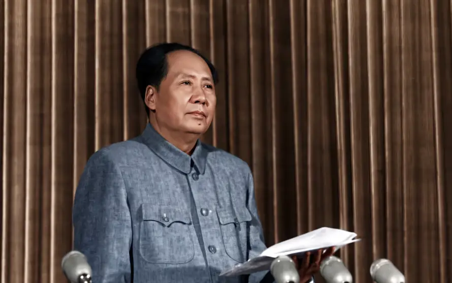 4k伟人壁纸-中山装壁纸和发言稿-毛主席免费下载「哲风壁纸」