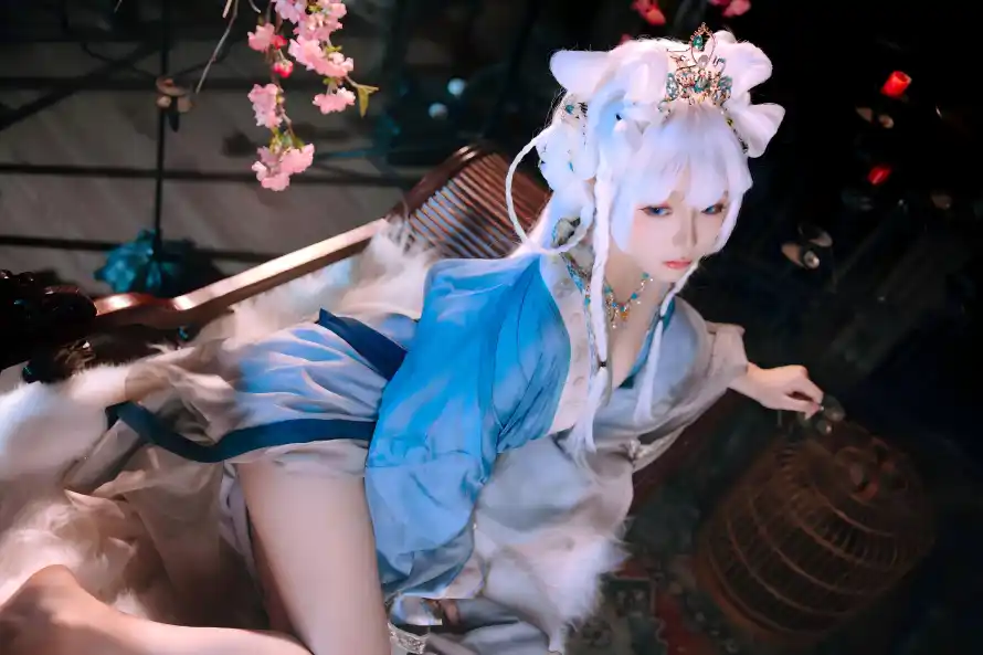 4k兽耳壁纸 - 古筝 - 古风 - 樱花「哲风壁纸」