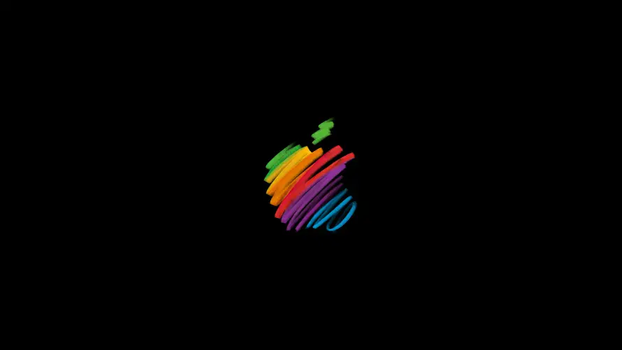 4k桌面壁纸 - 笔触 - 苹果 - Mac「哲风壁纸」