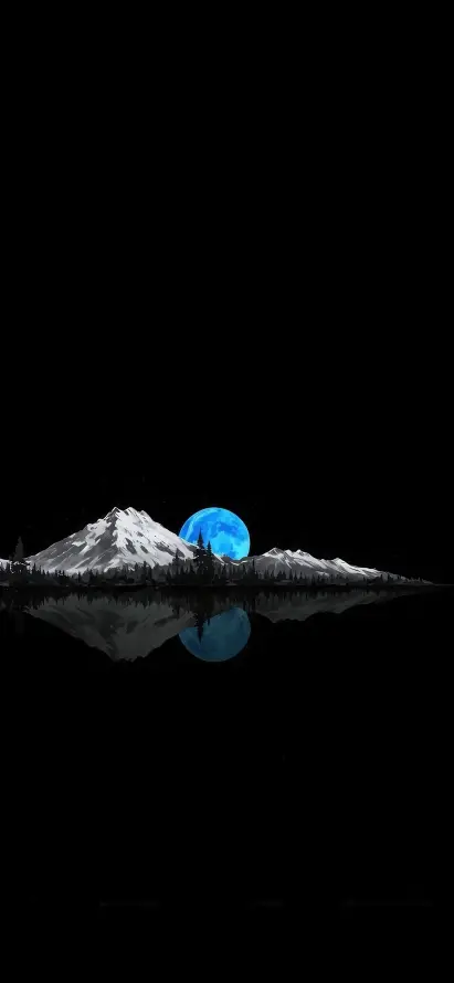 4k倒影壁纸 - 壁纸 - 夜景 - 极简「哲风壁纸」