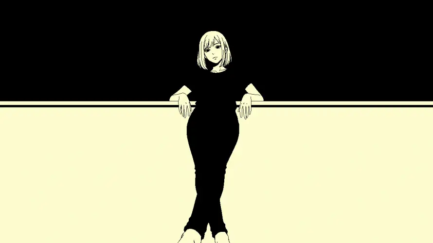 4k像素壁纸-短发女孩与女性-黑色长裙热门的壁纸「哲风壁纸」