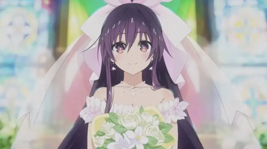 4k十香壁纸 - 婚纱 - 新娘 - 紫发「哲风壁纸」