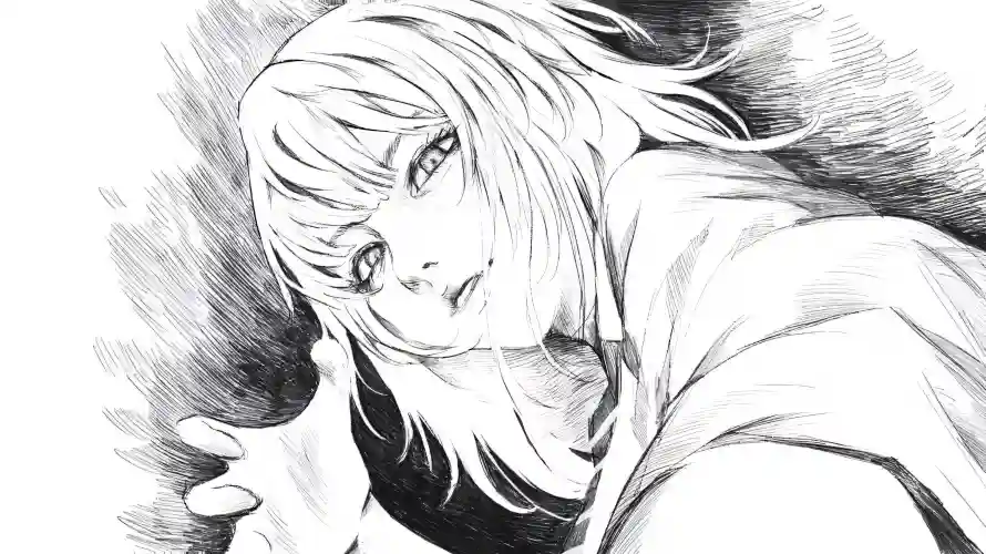 4k人物壁纸 - 少女 - 手绘 - 素描「哲风壁纸」 4k人物壁纸 - 少女 - 手绘 - 素描「哲风壁纸」