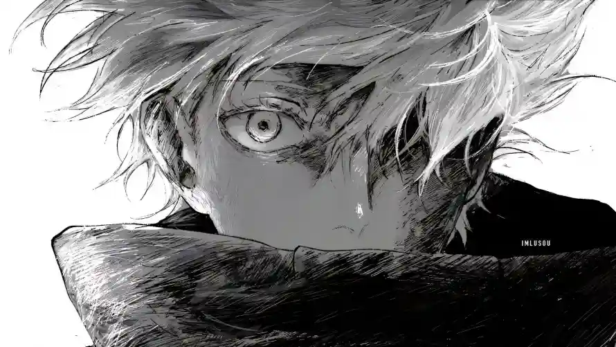 3k手绘壁纸-五条悟与漫画-咒术回战热门的壁纸「哲风壁纸」