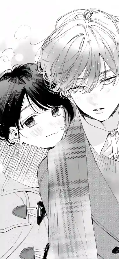 4k依偎壁纸 - 冬日互动 - 少年少女 - 日系漫画「哲风壁纸」