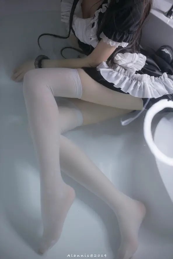 4k女仆壁纸 - 室内 - 白丝 - 白袜「哲风壁纸」