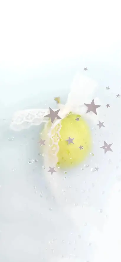 4k星星壁纸 - 朦胧 - 柠檬 - 浅色「哲风壁纸」