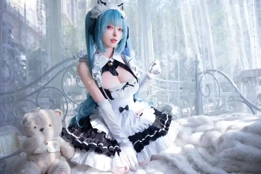 10k卧室壁纸-双马尾和猫娘-cosplay「哲风壁纸」