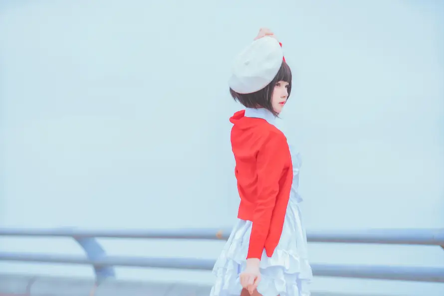 4k外景壁纸 - 短发 - 美女 - 加藤惠「哲风壁纸」