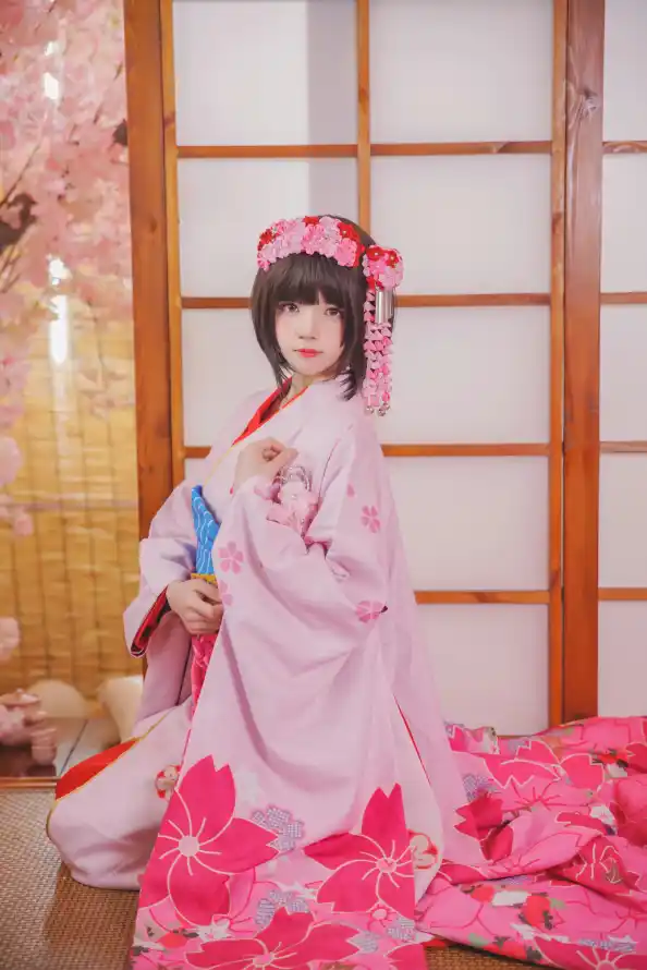 4k发饰壁纸 - 和服 - 日式 - 樱花「哲风壁纸」