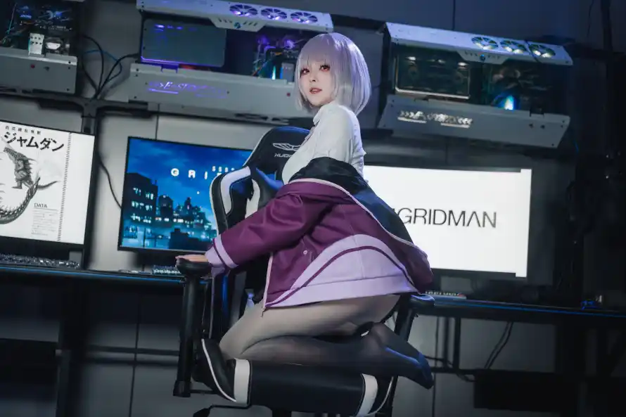 6k少女壁纸-二次元壁纸和紫发-cosplay「哲风壁纸」