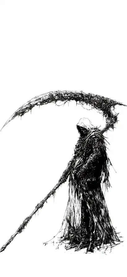 4k哥特壁纸 - 手绘 - 暗黑 - 死亡「哲风壁纸」
