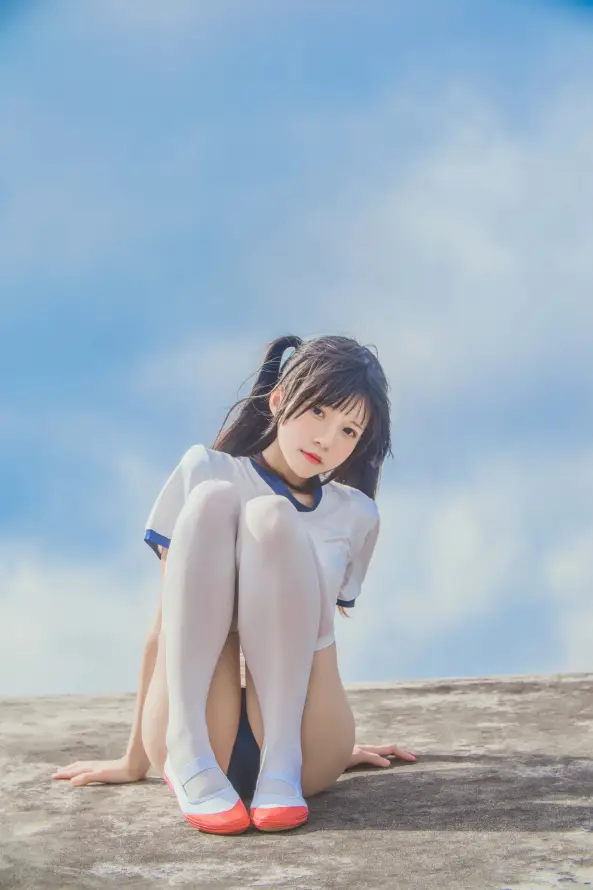 4k写真壁纸 - 天台 - 少女 - 日系「哲风壁纸」