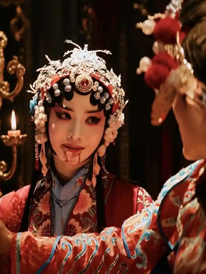 4k中式壁纸 - 京剧 - 凤冠 - 国风「哲风壁纸」