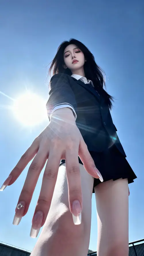 4k壁纸壁纸 - 少女 - 户外 - 手机「哲风壁纸」