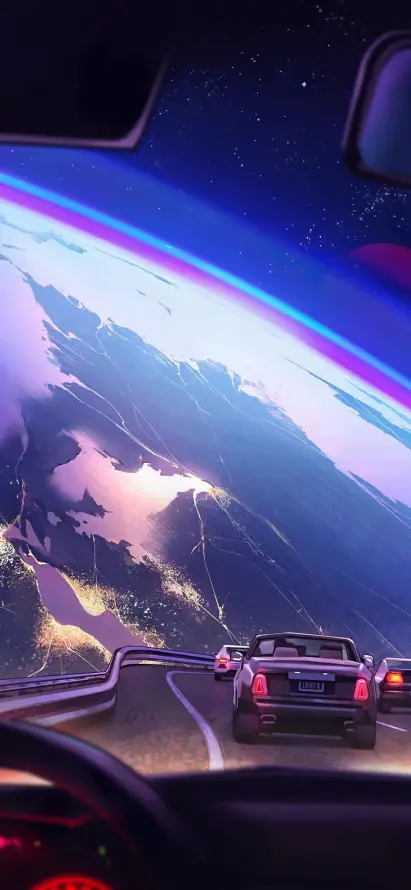 4k公路壁纸 - 地球 - 宇宙 - 星空「哲风壁纸」