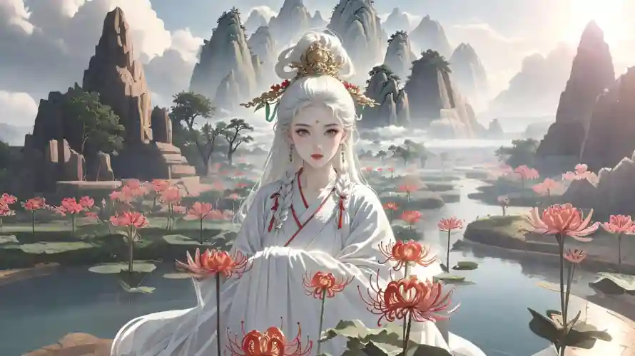 4k古装壁纸 - 国风 - 山水 - 溪流「哲风壁纸」