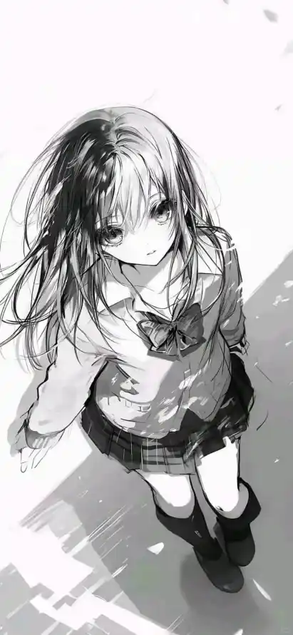 4kjk壁纸 - 制服 - 少女 - 插画「哲风壁纸」