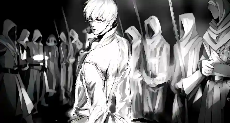 5k和服壁纸-暗背景壁纸和男性-兜帽士兵壁纸推荐「哲风壁纸」