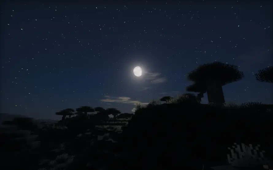 4k光影壁纸 - 剪影 - 夜晚 - 夜空「哲风壁纸」