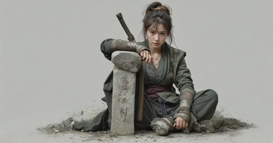 4k佩剑壁纸 - 侠女 - 劲装 - 古装「哲风壁纸」 4k佩剑壁纸 - 侠女 - 劲装 - 古装「哲风壁纸」