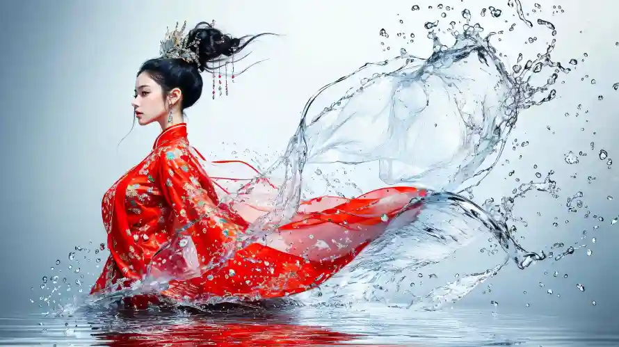 4k侧面壁纸 - 发冠 - 古装 - 古风「哲风壁纸」