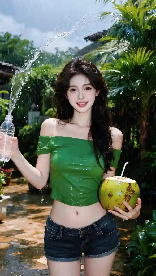 4k卷发壁纸 - 壁纸 - 夏日 - 微笑「哲风壁纸」