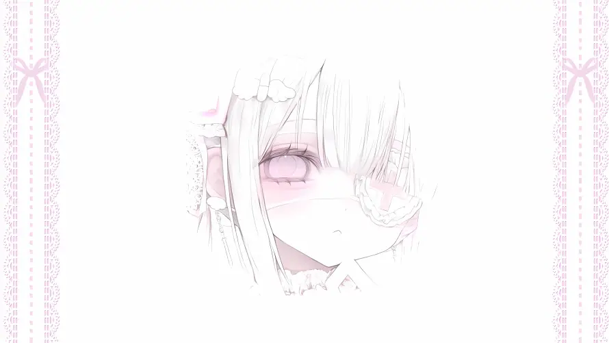 4k可爱壁纸 - 插画 - 甜美 - 眼罩「哲风壁纸」